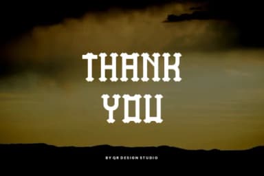 Screw Western by qrdesignstd — Slab Serif Font — thumbnail 7