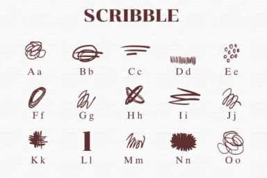 Scribble by Nongyao — Dingbats Font — thumbnail 2