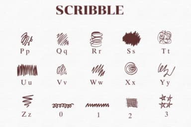 Scribble by Nongyao — Dingbats Font — thumbnail 3