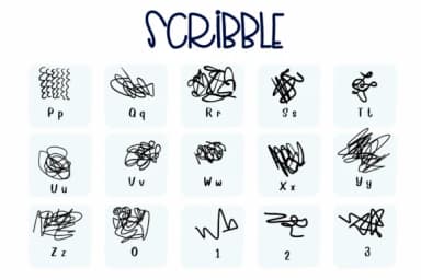 Scribble by Sirinart — Dingbats Font — thumbnail 3