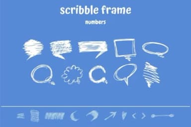 Scribble Frame by onoborgol — Dingbats Font — thumbnail 4