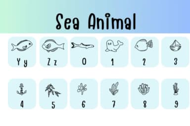 Sea Animal by Chonada — Dingbats Font — thumbnail 4