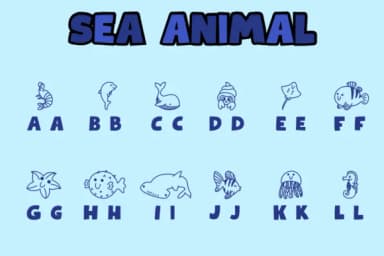 Sea Animal by Chonada — Dingbats Font — thumbnail 2