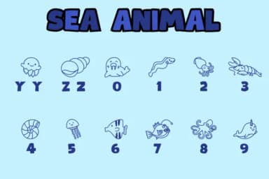 Sea Animal by Chonada — Dingbats Font — thumbnail 4