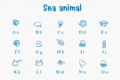Sea Animal by Sontaya — Dingbats Font — thumbnail 2