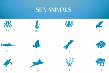 Sea Animals by Heartcraft Atelier — Dingbats Font — thumbnail 4