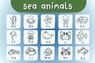 Sea Animals by Natchuta — Dingbats Font — thumbnail 2