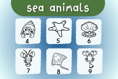 Sea Animals by Natchuta — Dingbats Font — thumbnail 4