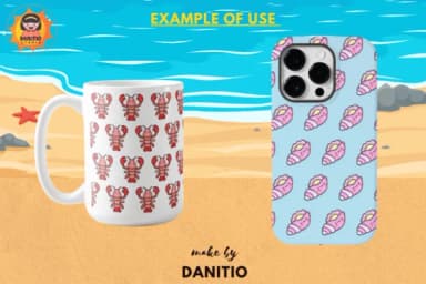 Sea Life by danita.kukkai — Dingbats Font — thumbnail 4