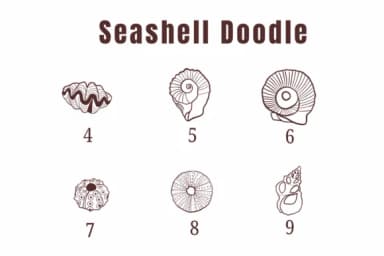 Seashell Doodle by Suphitchaya — Dingbats Font — thumbnail 4