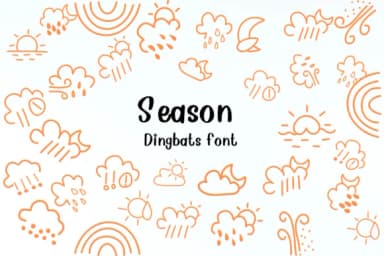 Season by Nongyao — Dingbats Font — thumbnail 1