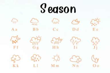 Season by Nongyao — Dingbats Font — thumbnail 2