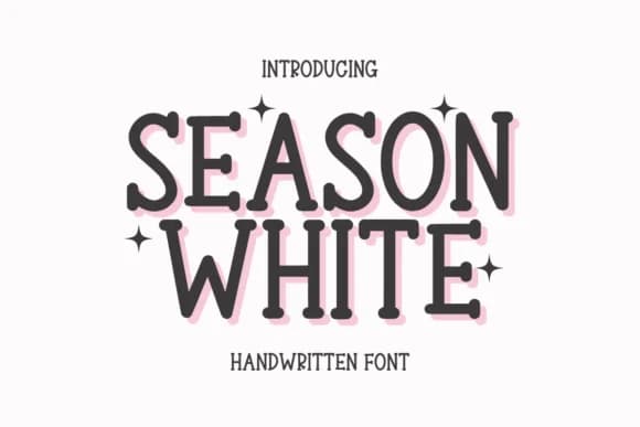 Season White by Letterayu — Slab Serif Font