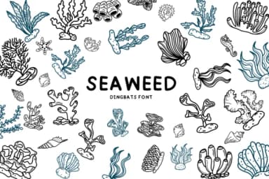 Seaweed by Bee piyanuch — Dingbats Font — thumbnail 1