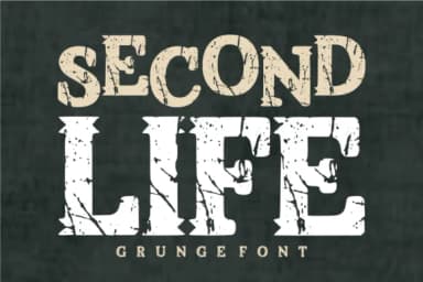 Second Life by TaralArt — Slab Serif Font — thumbnail 1