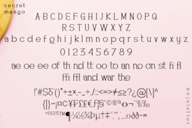 Secret Mango by bijeh.studio — Slab Serif Font — thumbnail 5