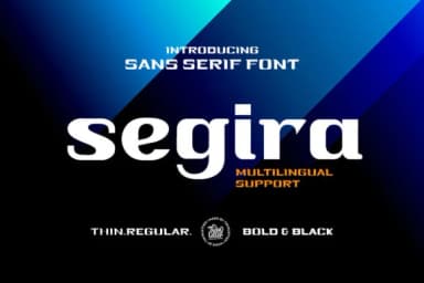 Segira by twinletter — Slab Serif Font — thumbnail 1