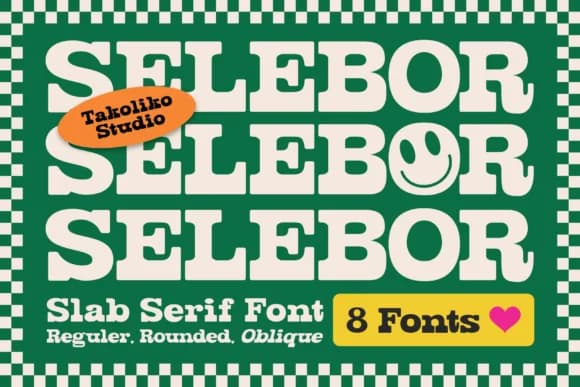 Selebor by BK Creative Designs — Slab Serif Font