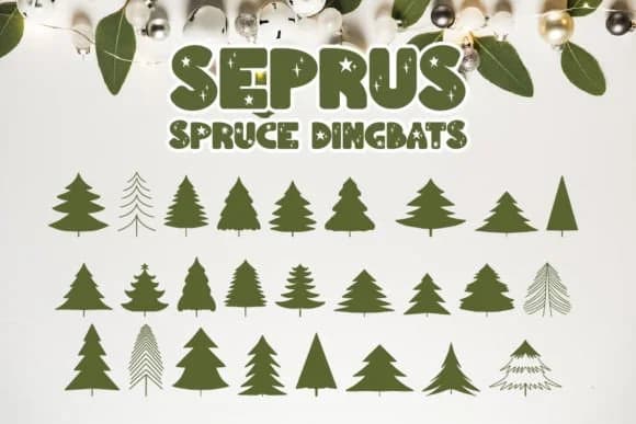 Seprus by Font-Tastic — Dingbats Font