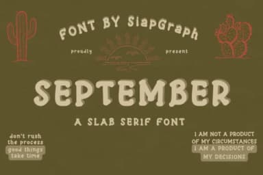 September by SiapGraph — Slab Serif Font — thumbnail 1