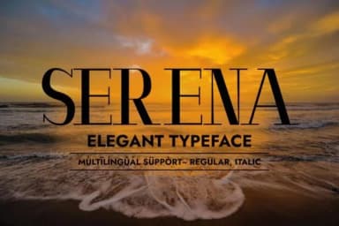 Serena by Minimalistartstudio — Slab Serif Font — thumbnail 1
