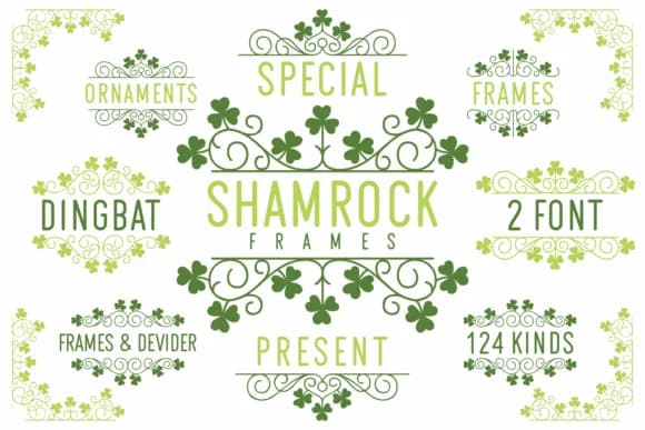 Shamrock by Kelik - 7NTypes — Dingbats Font