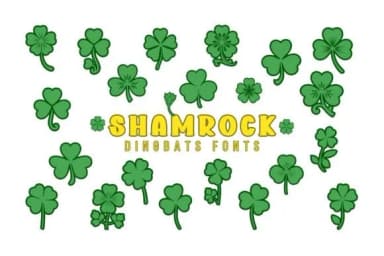 Shamrock by Eystore — Dingbats Font — thumbnail 1