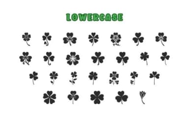 Shamrock by Eystore — Dingbats Font — thumbnail 3
