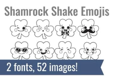 Shamrock Shake Dingbats by Illustration Ink — Dingbats Font — thumbnail 2