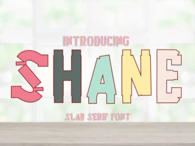 Shane by Pukka De — Slab Serif Font — thumbnail 1