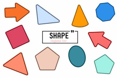 Shape by Chada Art — Dingbats Font — thumbnail 1