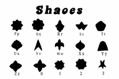 Shapes by Suphitchaya — Dingbats Font — thumbnail 3