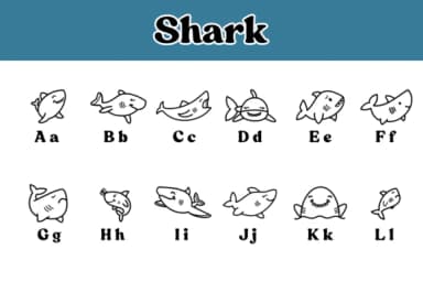 Shark by Chonada — Dingbats Font — thumbnail 2