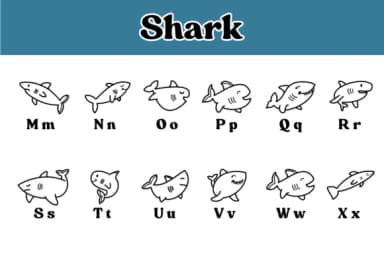 Shark by Chonada — Dingbats Font — thumbnail 3
