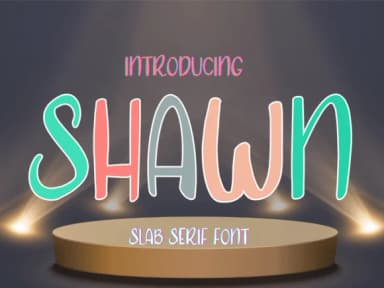 Shawn by Pukka De — Slab Serif Font — thumbnail 1