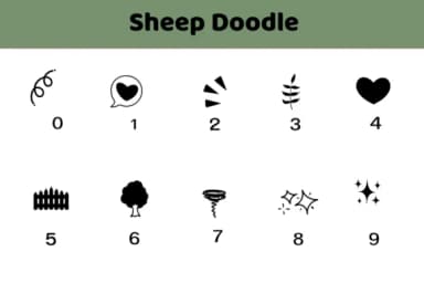 Sheep Doodle by Nun Sukhwan — Dingbats Font — thumbnail 4