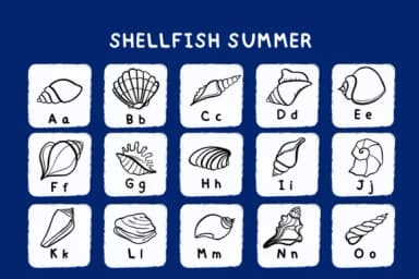 Shellfish Summer by Bee piyanuch — Dingbats Font — thumbnail 6