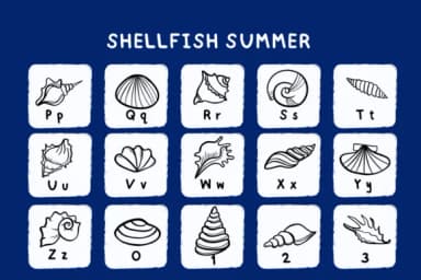 Shellfish Summer by Bee piyanuch — Dingbats Font — thumbnail 7