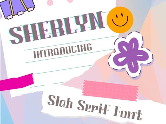 Sherlyn by Pukka De — Slab Serif Font