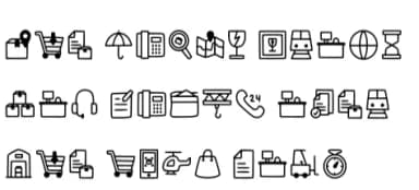 Shipping by YandiDesigns — Dingbats Font — thumbnail 6