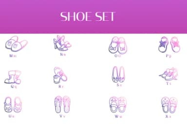 Shoe Set by Heartcraft Atelier — Dingbats Font — thumbnail 3