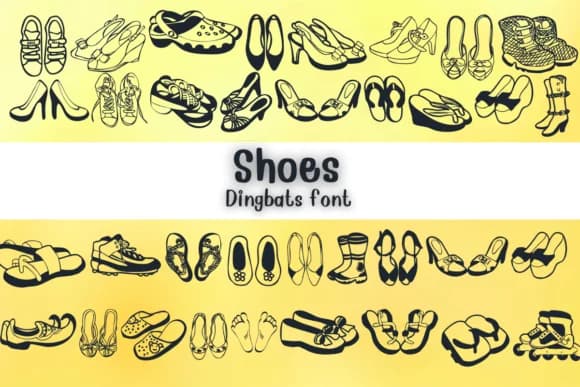 Shoes by Nongyao — Dingbats Font