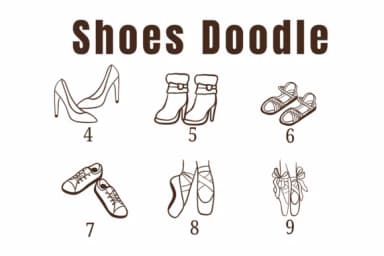Shoes Doodle by Suphitchaya — Dingbats Font — thumbnail 4