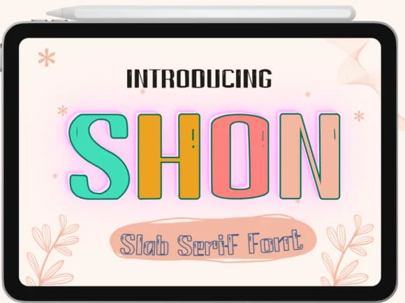 Shon by Pukka De — Slab Serif Font