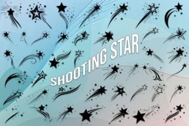Shooting Star by MOMAT THIRTYONE — Dingbats Font — thumbnail 1