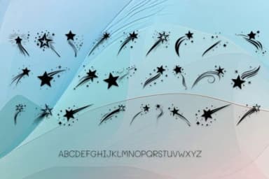 Shooting Star by MOMAT THIRTYONE — Dingbats Font — thumbnail 2