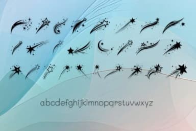 Shooting Star by MOMAT THIRTYONE — Dingbats Font — thumbnail 3