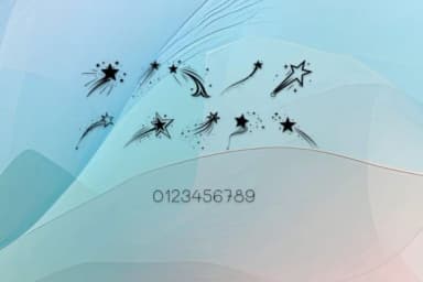 Shooting Star by MOMAT THIRTYONE — Dingbats Font — thumbnail 4