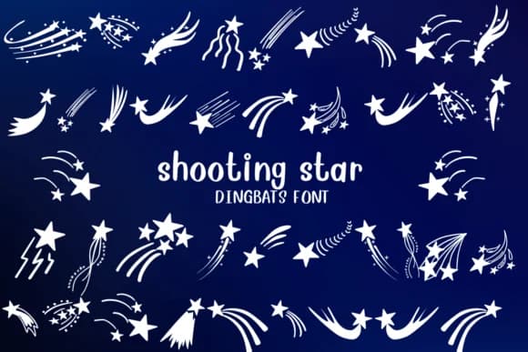 Shooting Star by Nongyao — Dingbats Font