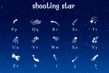 Shooting Star by Nongyao — Dingbats Font — thumbnail 3